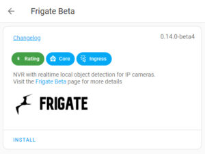 frigate beta hass-io addon